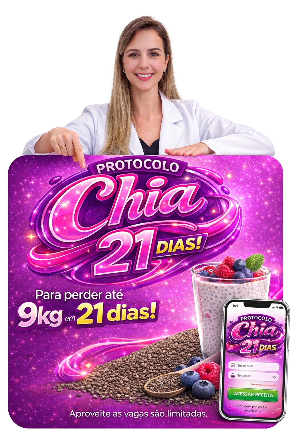 Receita com Chia